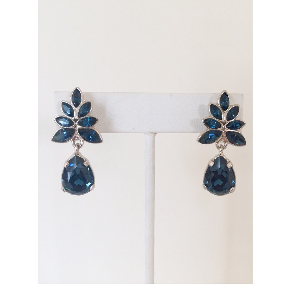 🚫SOLD BAUBLEBAR Sapphire Drop White Gold Clip